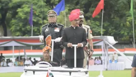 How Did Governor Ajay Kumar Bhalla Lead I-Day Celebration in Manipur?