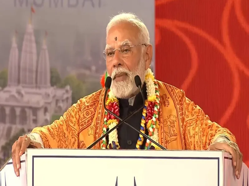 PM Modi Emphasizes Service Spirit at ISKCON Temple Opening in Navi Mumbai