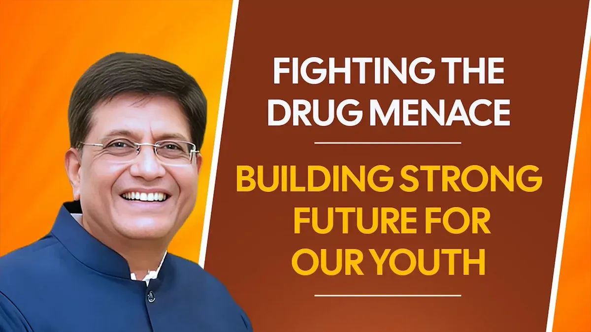 Goyal backs Nasha Mukt Yuva drive for Viksit Bharat