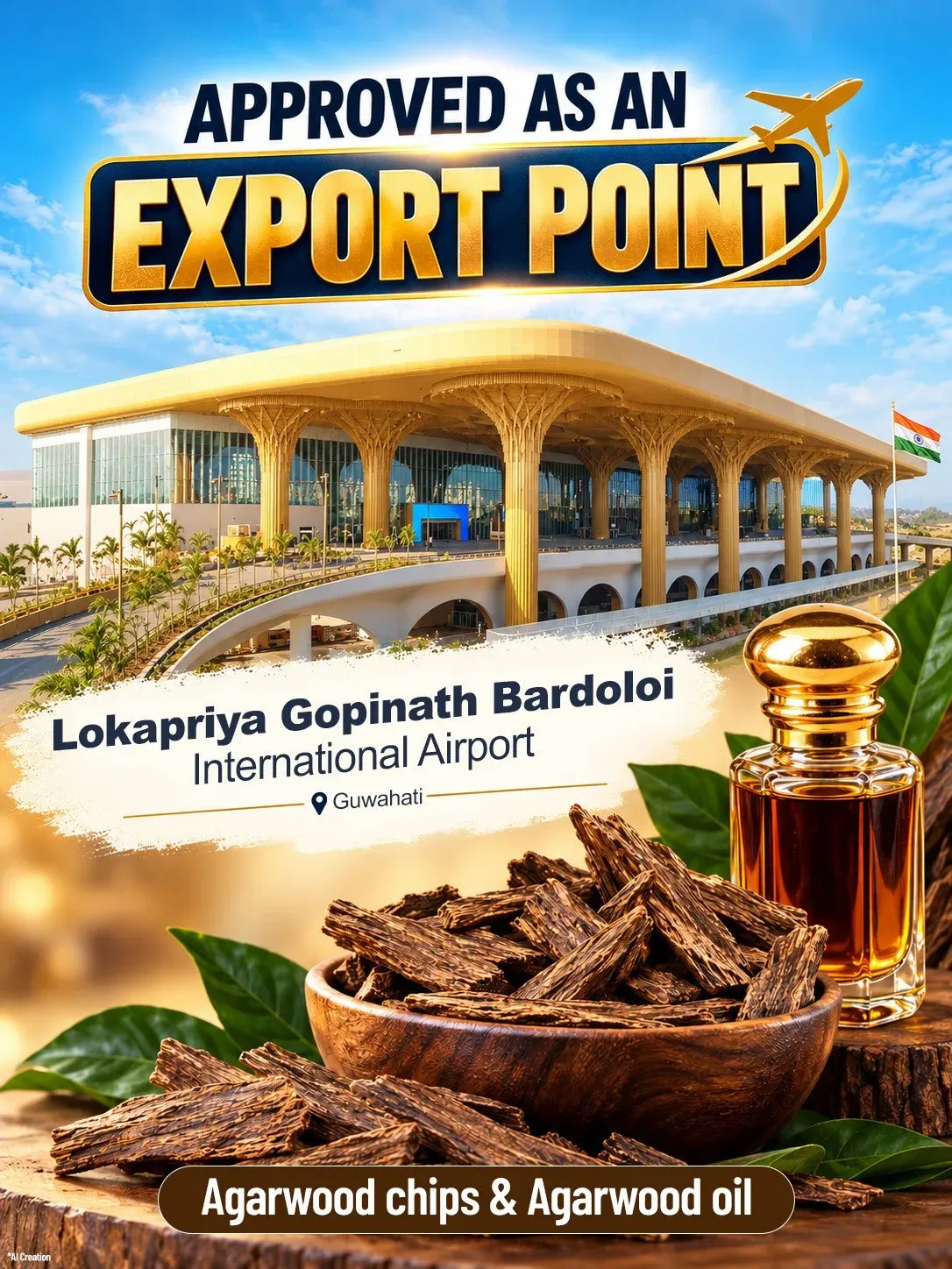 Goyal clears Guwahati airport as Agarwood export point