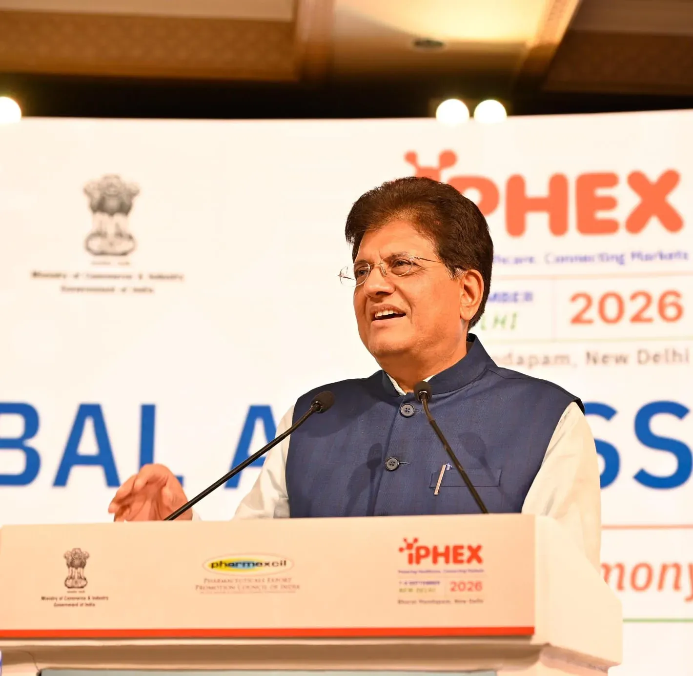 Goyal Launches iPHEX 2026, Eyes 600+ Global Pharma Buyers