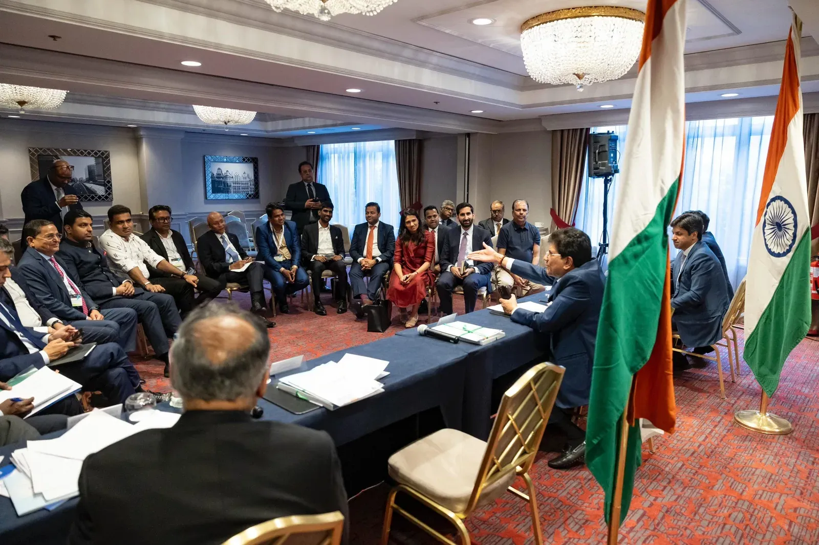 Goyal meets Indian biz delegation in Brussels over EU FTA