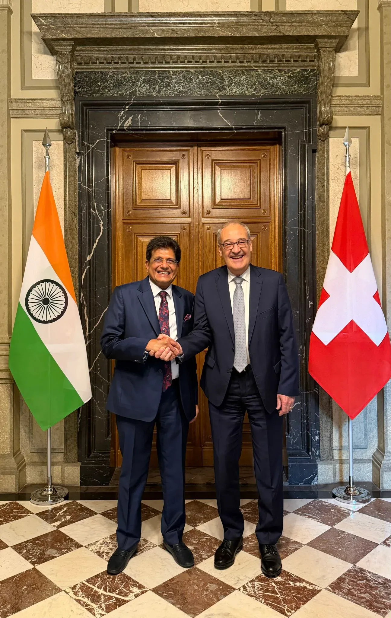 Goyal meets Swiss President Parmelin, reaffirms TEPA ties