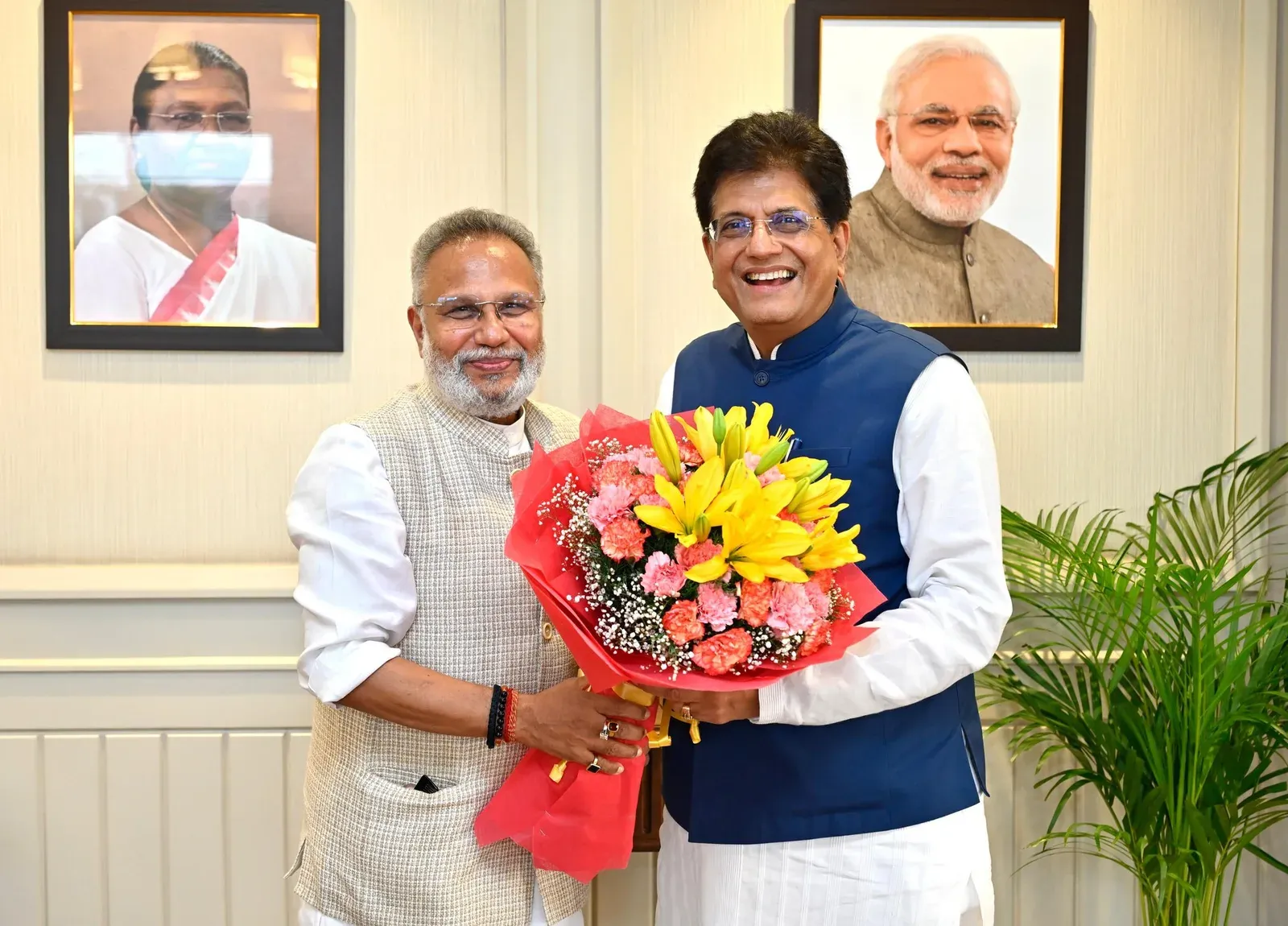 Goyal Meets Traders Welfare Board Chief on Digital Push, EoDB