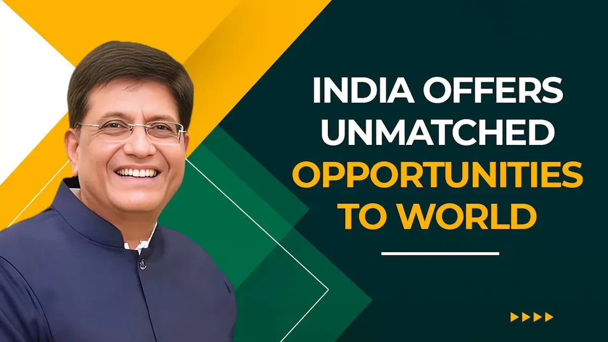 Goyal Pitches India's Manufacturing and Services Edge