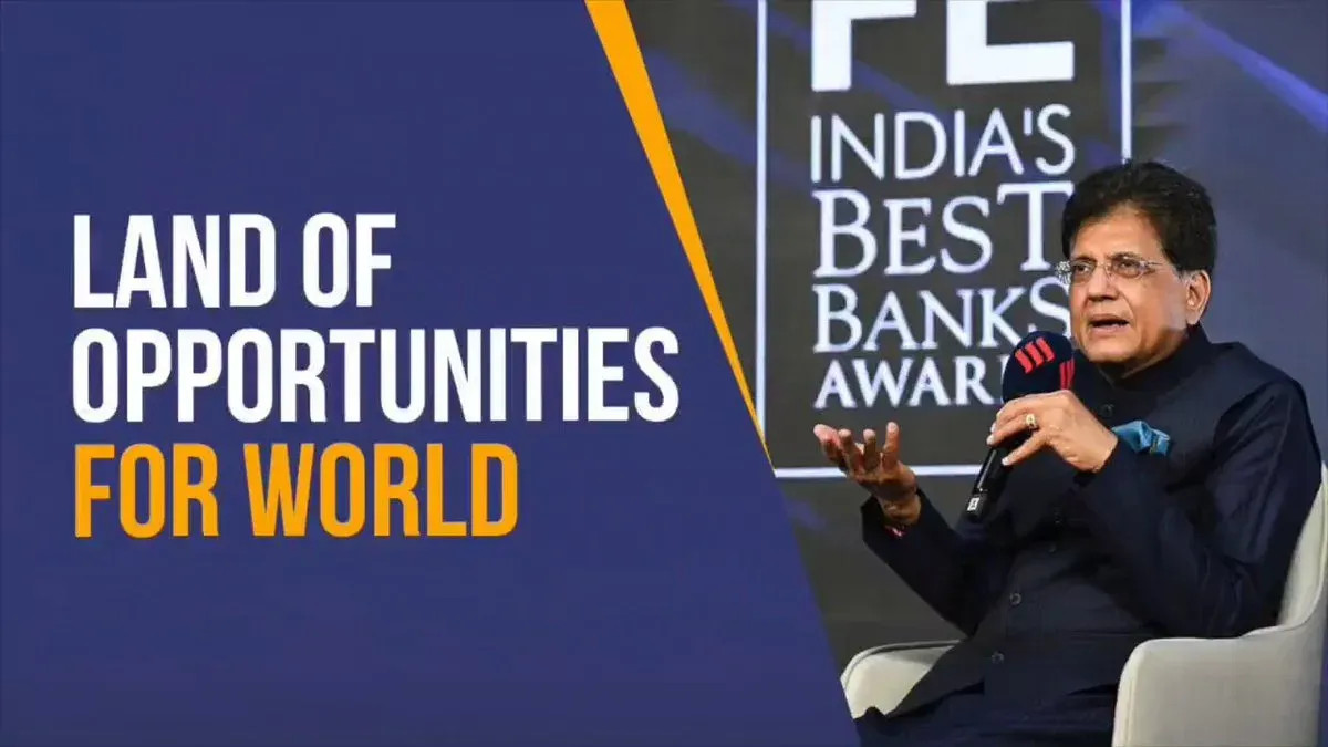 Goyal Says India's Global Opportunities Are Unmatched