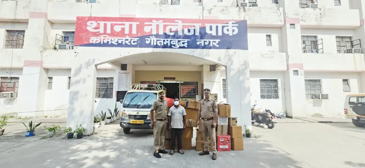 क्या ग्रेटर नोएडा में अवैध पटाखा कारोबार का भंडाफोड़ हुआ? एक आरोपी गिरफ्तार