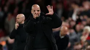 Guardiola shows six fingers in response to 'You're getting sacked' jibe from Liverpool fans 