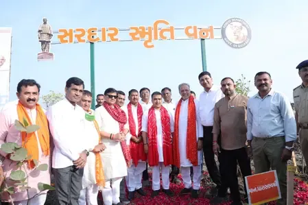 Did Gujarat's Dy CM Participate in the 'Unity March' for Sardar Patel's 150th Birthday?