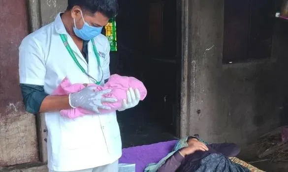 Gujarat 108 team delivers baby in flood-hit Jamnagar village, carries mother 500m through mud
