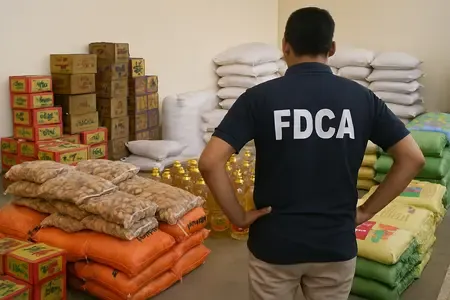 What Actions Were Taken in Gujarat Against Adulterated Food?