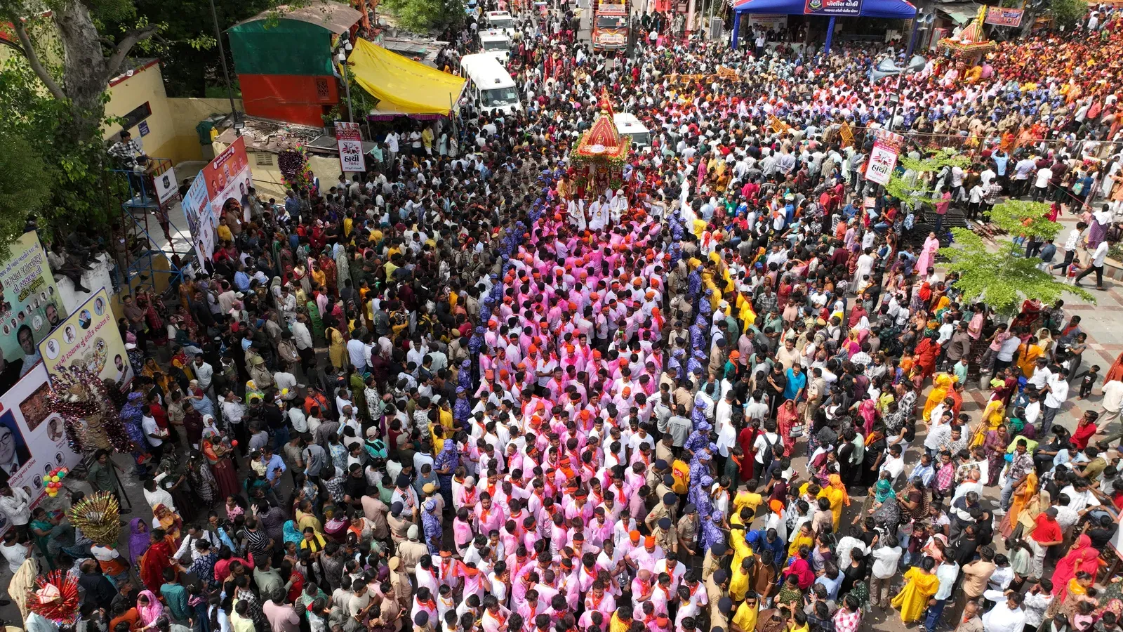 Ahmedabad Rath Yatra 2025: 53 medical cases reported at 149th procession