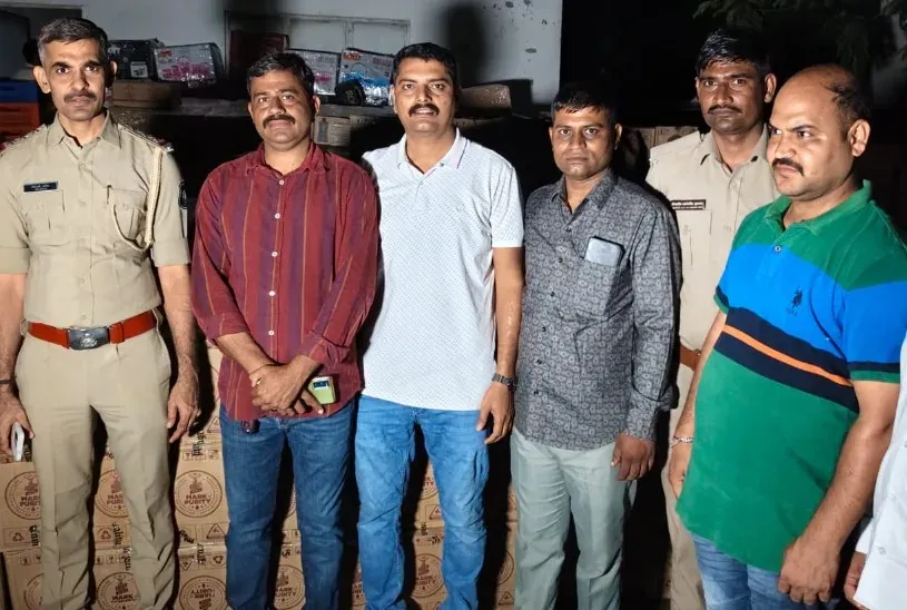 Gujarat liquor bust: 7,164 IMFL bottles worth ₹26.81 lakh seized in Ahmedabad