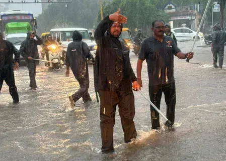 Ahmedabad floods: 163 mm rain in a day, 50+ rescued across city