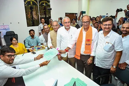 Manjalpur bypoll: BJP's Satish Patel files nomination in Vadodara on July 13