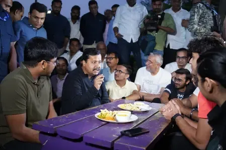What did BJP Chief Nitin Nabin discover during his tour of Ahmedabad?