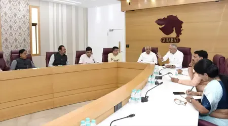 Gujarat BJP Core Committee Convenes at CM's Residence Following UCC Bill Passage