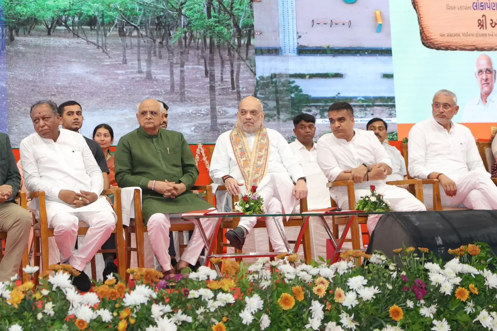 Gujarat CM, Amit Shah hail 1.25 cr tree drive in Gandhinagar