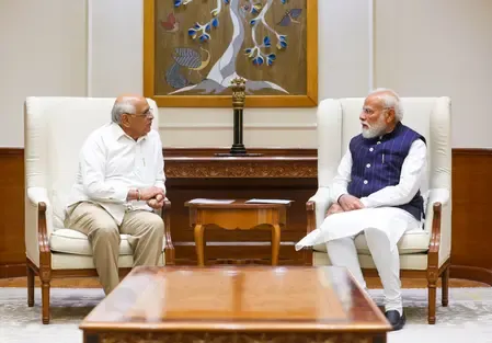 Gujarat's Bhupendra Patel and PM Modi Discuss Local Body Elections in New Delhi