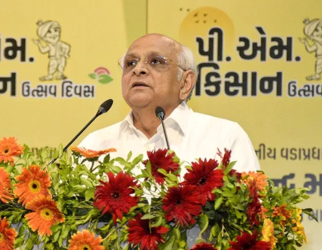 Gujarat CM Bhupendra Patel urges scientific farming amid El Niño rainfall deficit