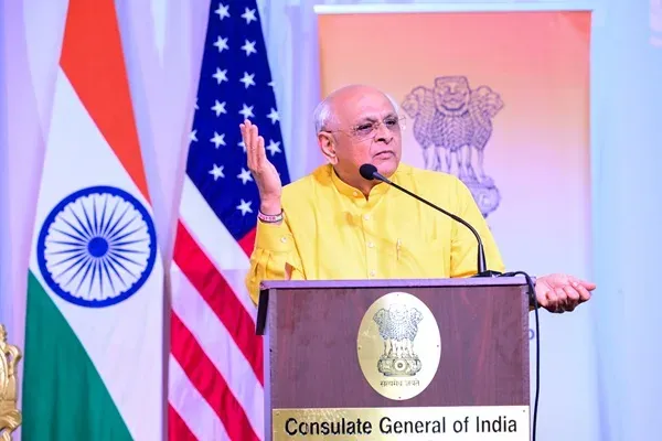 Gujarat CM Bhupendra Patel pitches diaspora-industry link in San Francisco