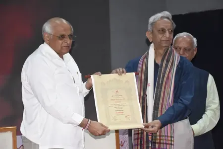 How Did Gujarat CM Celebrate Writers and Stress on the Importance of Mother Tongue?