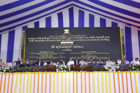 What are the 49 projects worth Rs 234 crore launched by Gujarat CM in Anand?