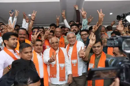 Gujarat CM Patel links BJP election gains to trust in Modi's development vision