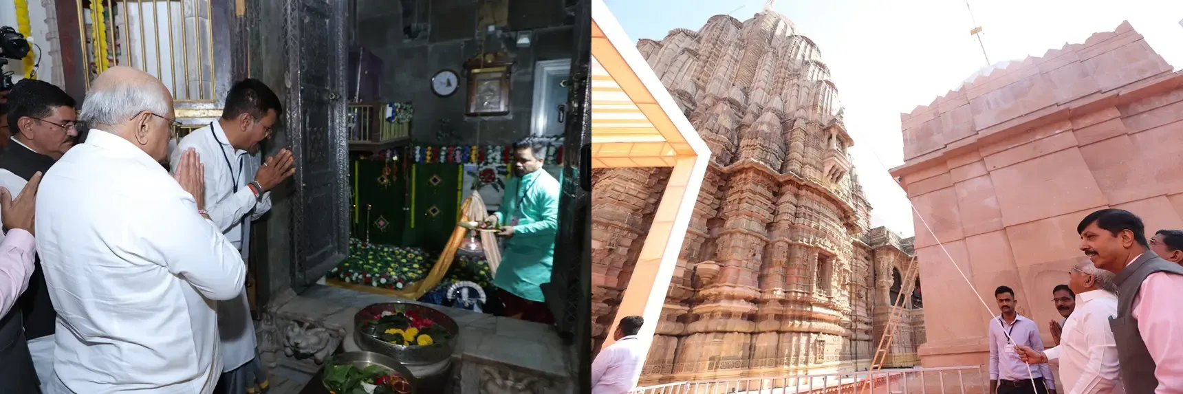 Gujarat CM Engages in Shiva Panchayat Pran Pratishtha Festival in Vadnagar