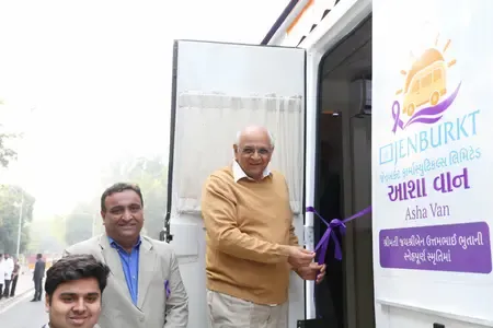 Did Gujarat CM Patel Launch a Cancer Screening Van?