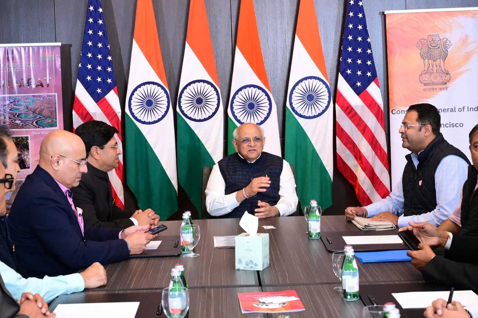 Gujarat CM Bhupendra Patel meets 100+ US tech leaders, pitches state as semiconductor hub