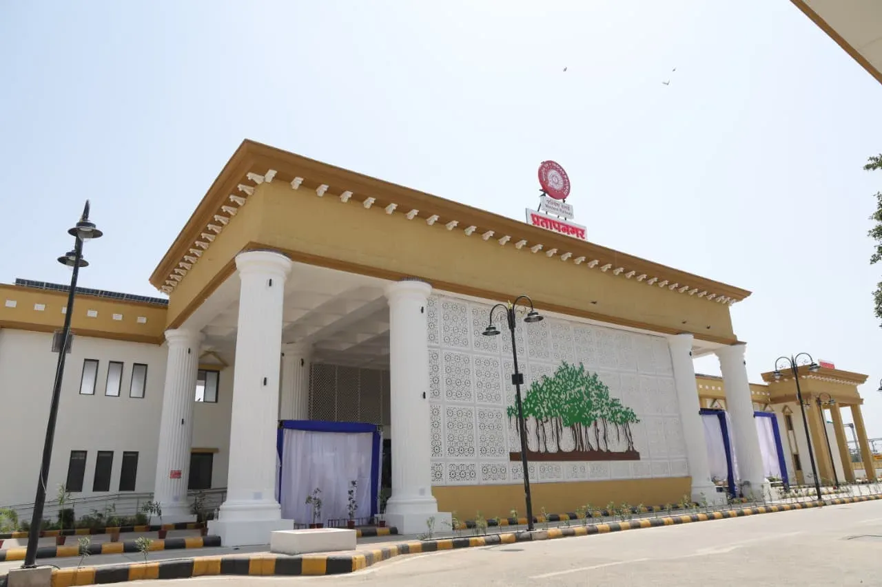 Gujarat CM Views Pratapnagar Station Redevelopment Exhibition
