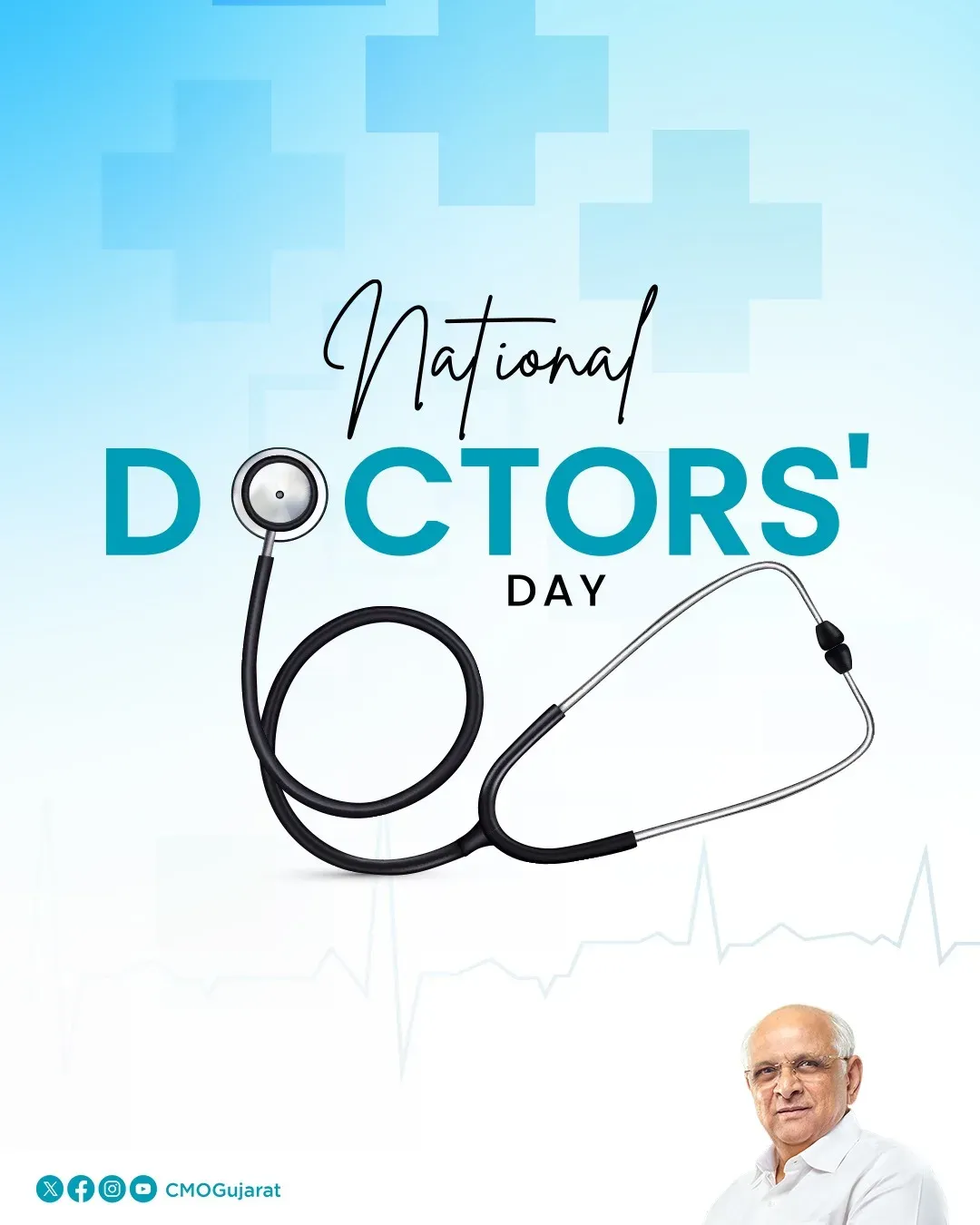 Gujarat CMO Greets Doctors on National Doctors Day 2026