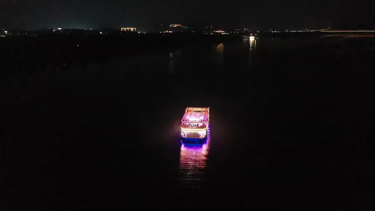 Gujarat CMO Launches Ekta Cruise on Narmada River