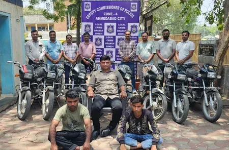 Ahmedabad LCB busts inter-state bike theft gang; 3 held, 15 motorcycles recovered