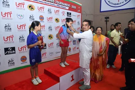 गुजरात के उपमुख्यमंत्री हर्ष संघवी ने 775 टेबल टेनिस खिलाड़ियों को किया सम्मानित, ₹22.52 करोड़ के स्पोर्ट्स कॉम्प्लेक्स का निरीक्षण