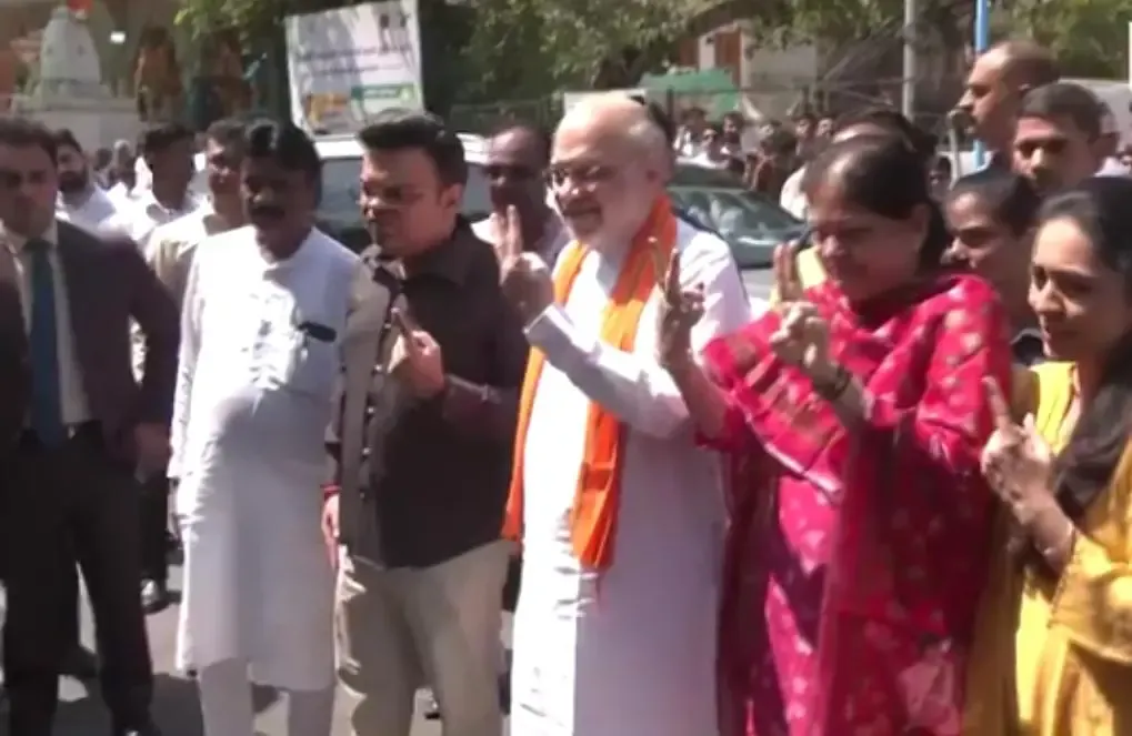 Amit Shah Votes in Ahmedabad as Gujarat Local Body Polls Begin