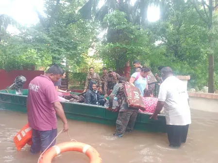 Ahmedabad floods: AMC distributes 8,900+ food packets, rescues 50 residents