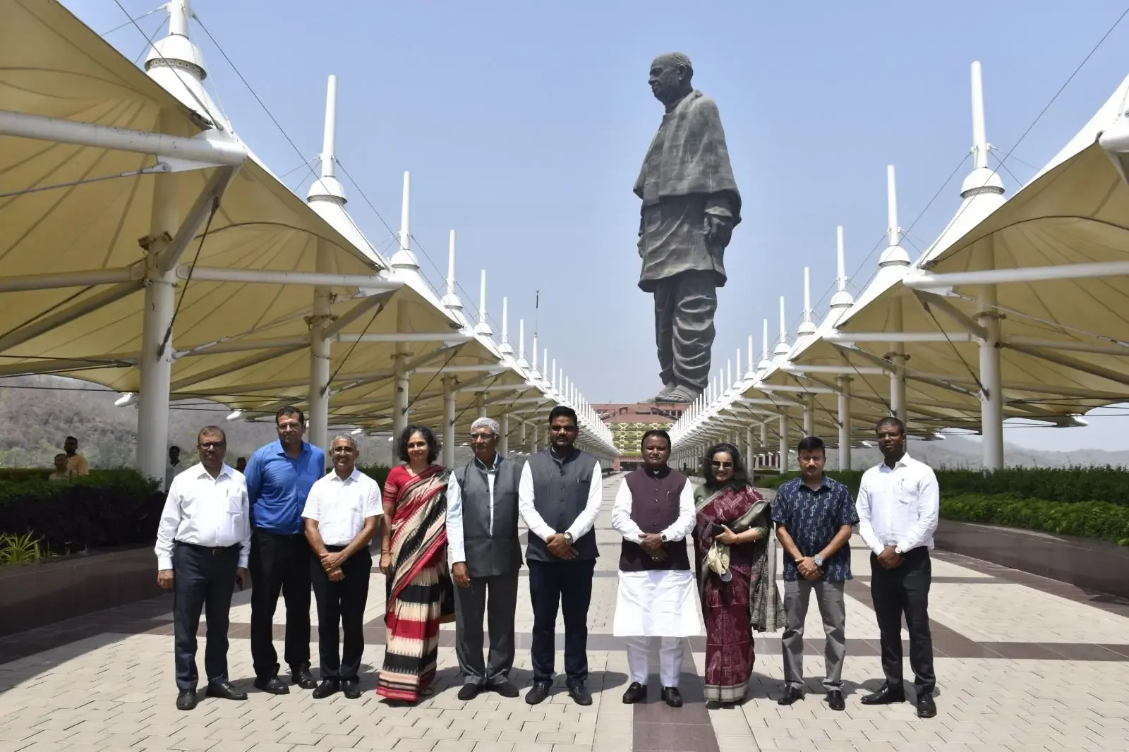 Odisha CM Majhi visits Statue of Unity, pays tribute to Sardar Patel