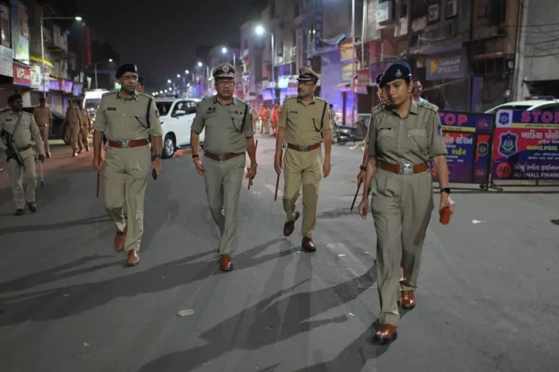 Ahmedabad Police check 4,712 vehicles in overnight combing op, seize liquor and drugs