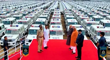 गुजरात डायल 112 जन रक्षक सेवा: 7-8 मिनट में मदद, 45% शिकायतों का मौके पर निपटारा