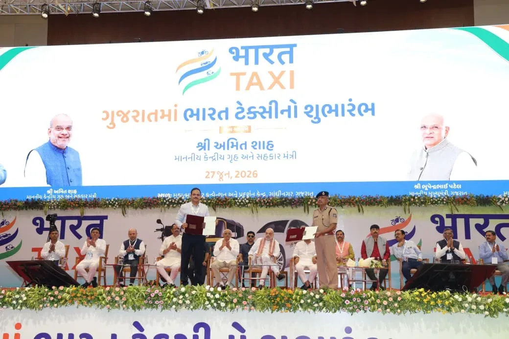 Gujarat Police signs MoU with Bharat Taxi for SOS integration, driver KYC