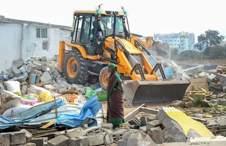 Rajkot's Major Demolition Initiative Concludes with Over 1,500 Illegal Structures Removed