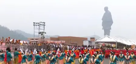 गुजरात: राष्ट्रीय एकता दिवस परेड की फुल ड्रेस रिहर्सल, दिखी भारत की सैन्य और सांस्कृतिक ताकत