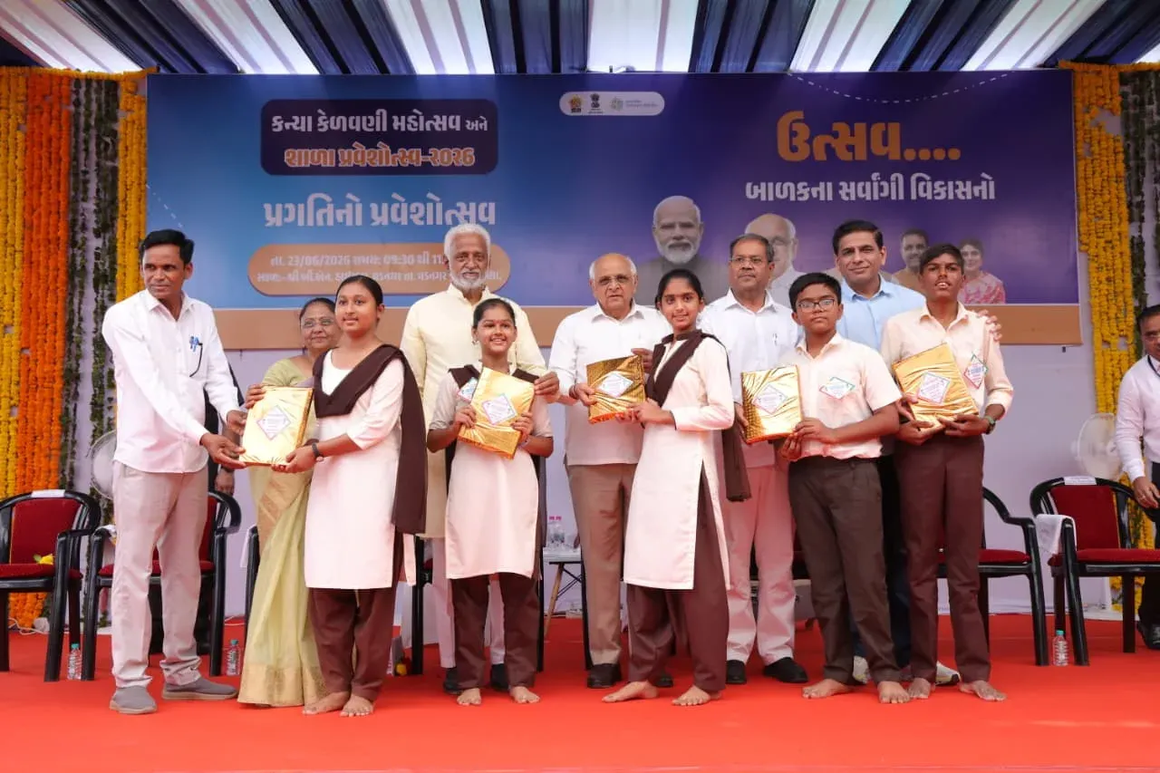 Gujarat Shala Praveshotsav 2026: 5 lakh+ children enrolled on Day 1
