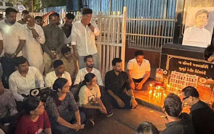 NEET aspirant Kahan Patel's death: Candle march held in Ahmedabad