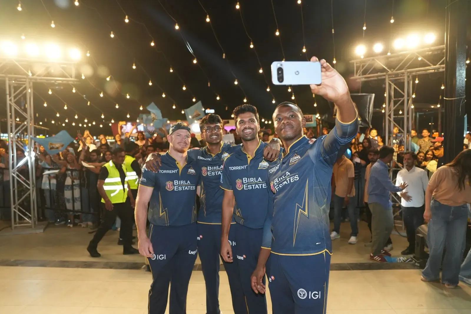 Gujarat Titans Strengthen Fan Bonds with Star Players in Ahmedabad