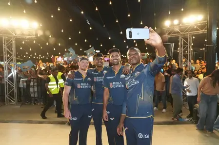 Gujarat Titans Strengthen Fan Bonds with Star Players in Ahmedabad