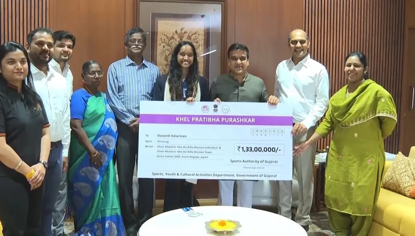 Elavenil Valarivan wins 2 Asian Games silvers, gets ₹1.33 crore from Gujarat