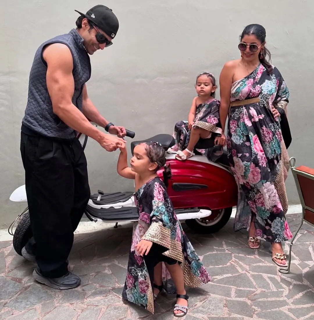 Did Gurmeet Choudhary Enjoy a Heartwarming Sunday with His Family?